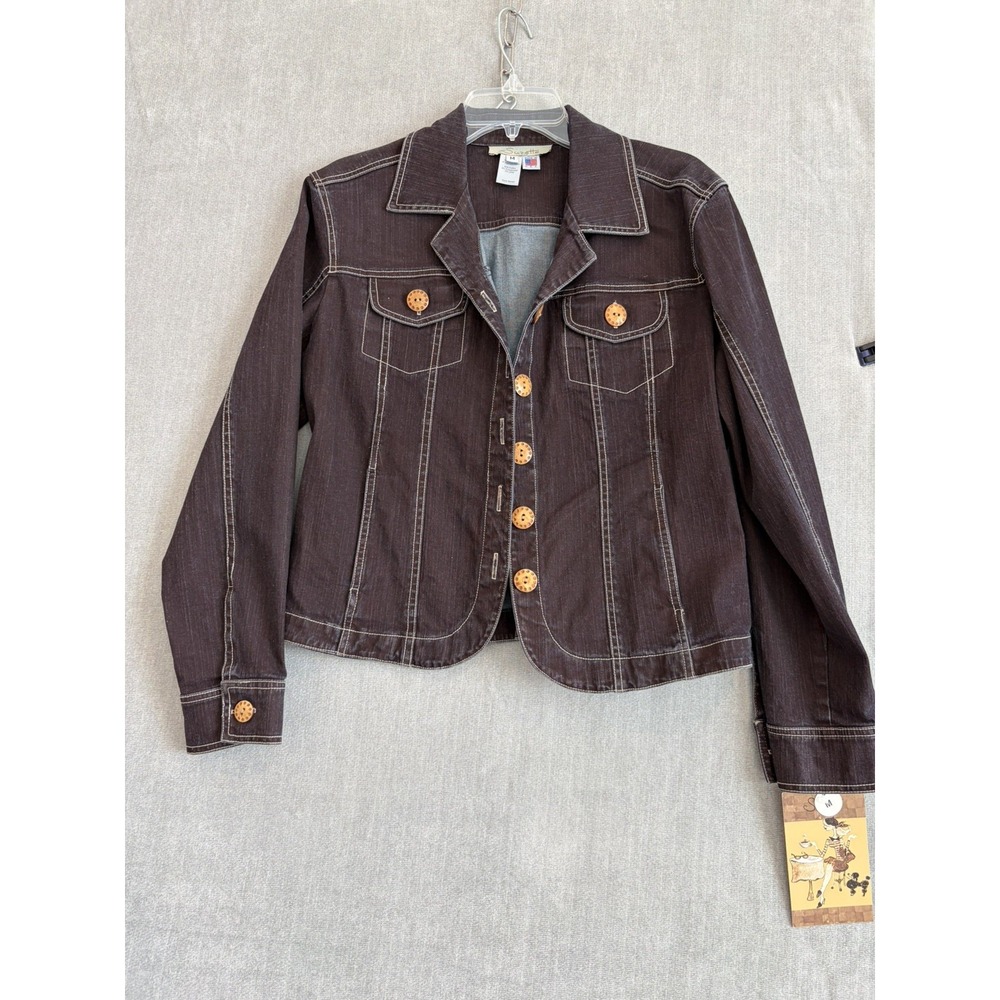 SUZELLE PURPLE JACKET Vintage Women's Size Med